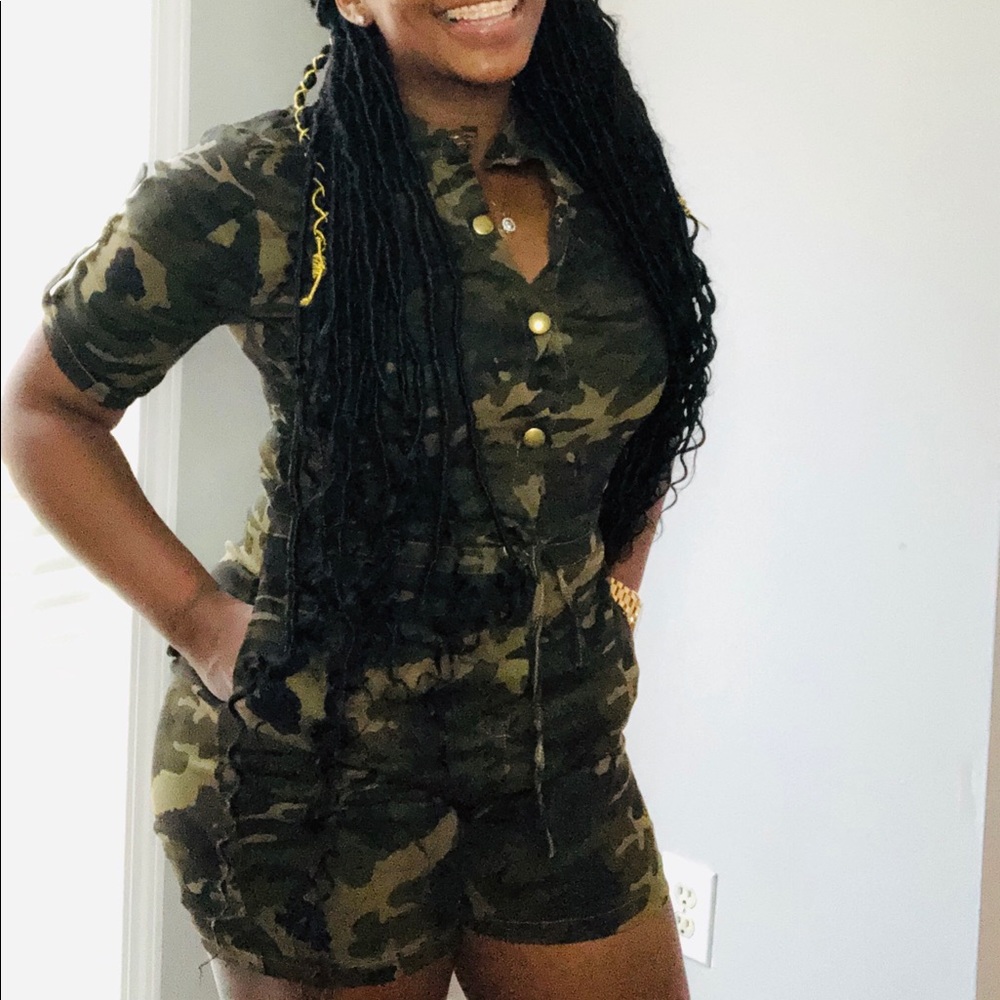 Savannah Camouflage Romper